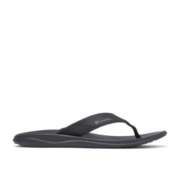 Columbia Flip Flop, Chanclas Negros Grises Para Hombre | 802415-DCX